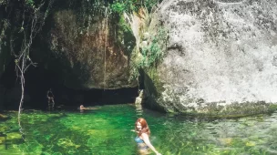 Parte rasa do Poço Verde - Parnaso - Guapimirim - Vamos Trilhar